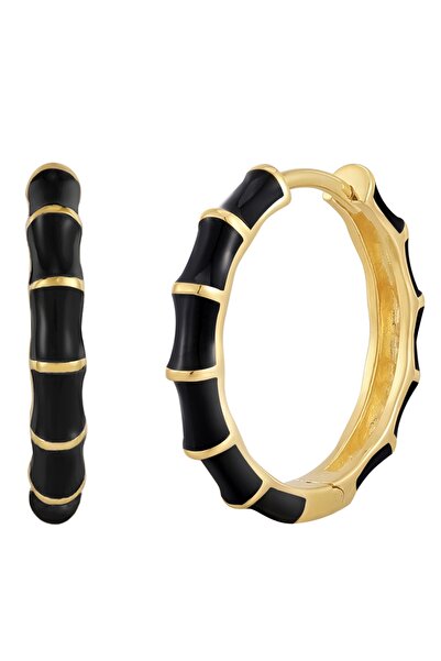 Glanzstücke München Silberohrcreolen Creolen Sterling Silber gelbgold Emaille...