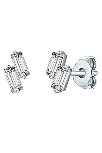 Lulu & Jane Ohrstecker mit Kristallen von Swarovski® Ohrstecker verziert mit Kristallen von Swarovski® weiß