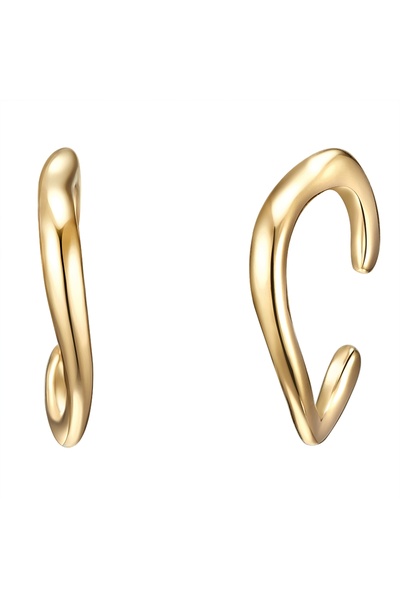 Glanzstücke München Silberohrklemmen Ohrklemmen Sterling Silber gelbgold