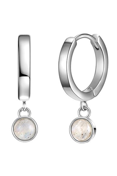 Glanzstücke München Silberohrkreolen Creolen Sterling Silber Labradorit