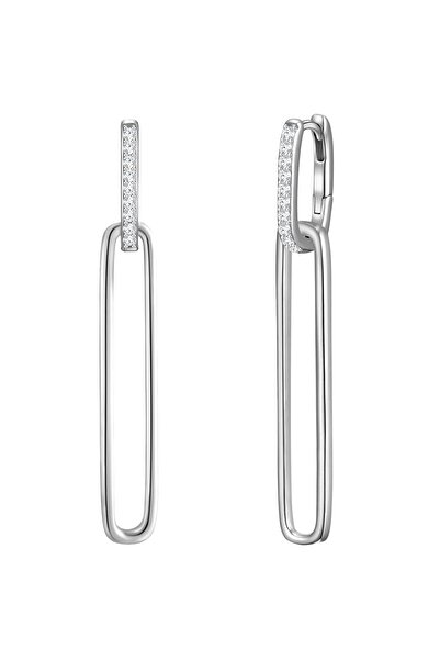 Glanzstücke München Silberohrcreolen Creolen Sterling Silber Zirkonia weiß