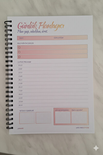 İmajmix مفكرة يومية مينيماليستية من IMAJMIX - مقاس A5