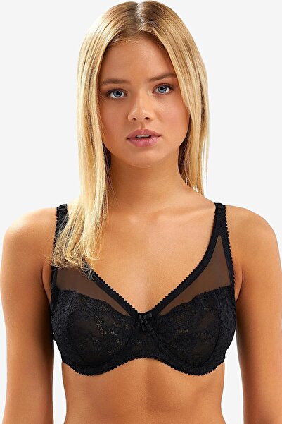 AYYILDIZ 3647 Schwarzer stärkender BH