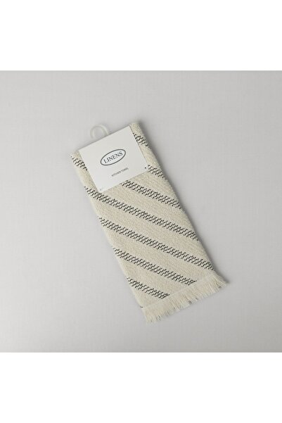 Linens Pentagon 40x60 cm Kurulama Bezi Natural-Siyah