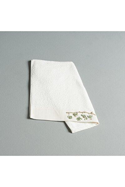 Linens Liana Pamuk 50X85 cm Yüz Havlusu Ekru