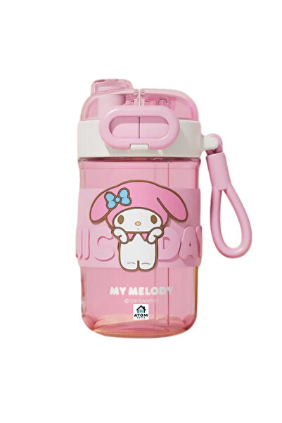 ATOM DEALS Sticlă de apă pentru copii 510 ml – Tritan fără BPA, pai din silic...