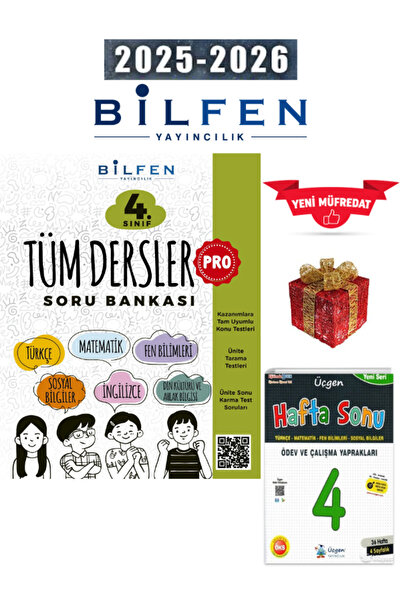 Bilfen Yayıncılık 4. Sınıf Tüm Dersler Pro Soru Bankası