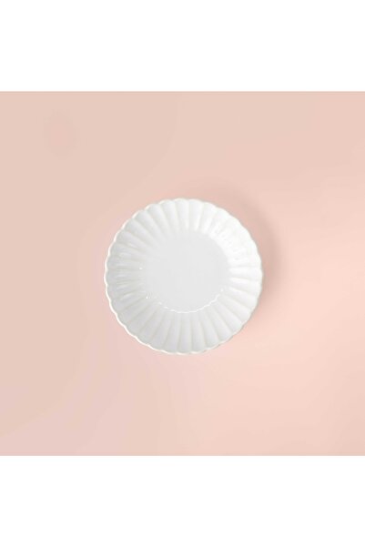 Linens Coral Çukur Tabak 18,5 cm Ekru