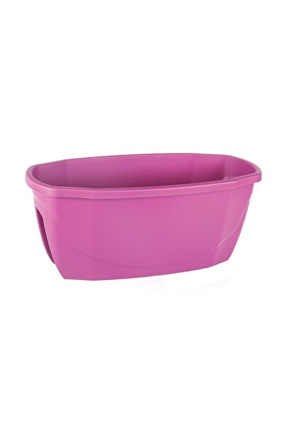SERİNOVA Zümrüt Küpeşte Balkon Saksısı 15.5 Lt – Geniş Korkuluklar İçin Büyük...