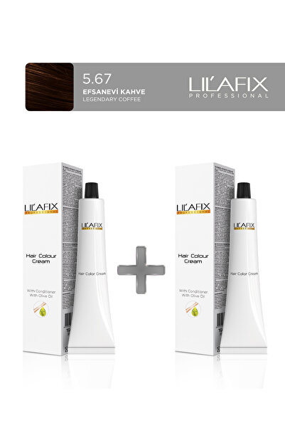Lilafix 2'li Tüp Saç Boyası 60 ml 5.67 Türk Kahvesi