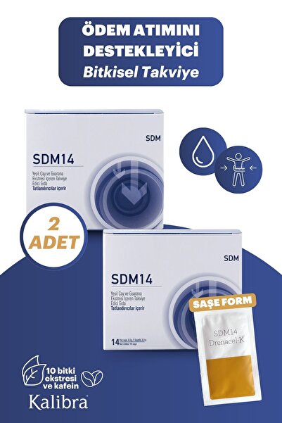 SDM GIDA 2'li Sdm14 - Ödem Atımını Destekleyen Takviye Edici Gıda