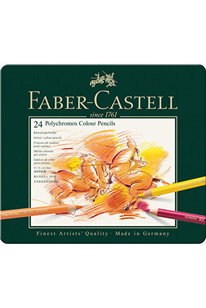 Faber Castell Creioane colorate Faber-Castell Polychromos, 24 de bucăți