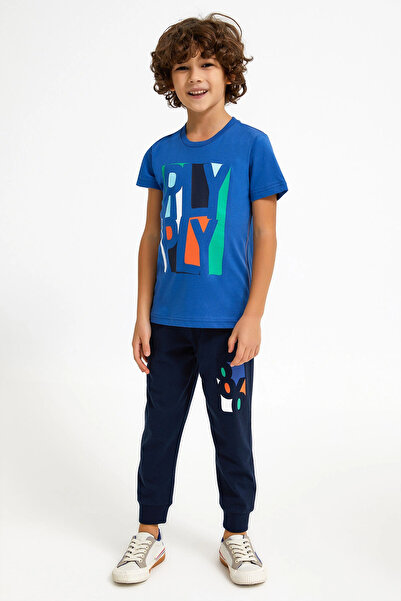 ROLY POLY طقم بيجامة للأولاد باللون الأزرق الكوبالت من روليبولي