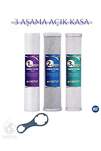 Nefa Açık Kasa Su Arıtma ve İhlas Aura Cebilion -Compact Model- Uyumlu 3'LÜ F...