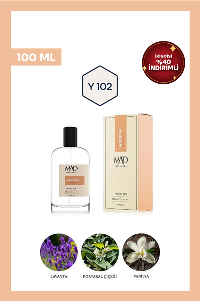 Mad Parfüm Mad Y102 Selective 100 ml Kadın Parfüm | Oryantal & Çiçeksi Notalar