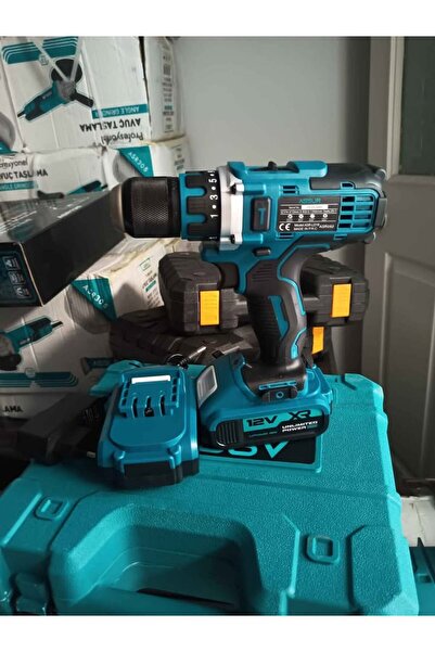 çaycup ASRR092 12V 1.5AH Çelik Şanzıman Bakır Sargılı Şarjlı Matkap Vidalama ...