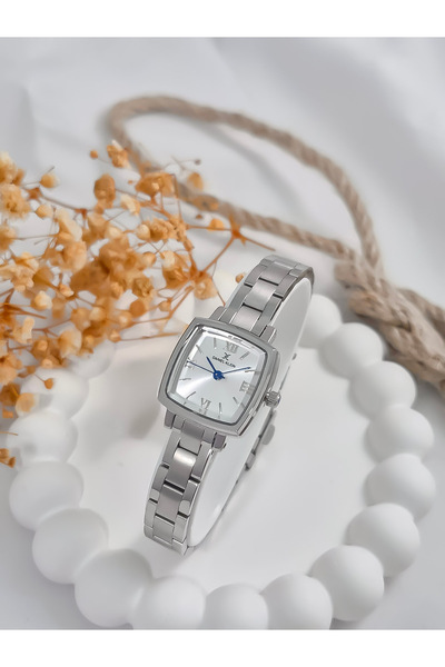 Daniel Klein DKE.1.10839 Kare Kadran Bombeli Cam Romen Rakamlı Kadın Kol Saati