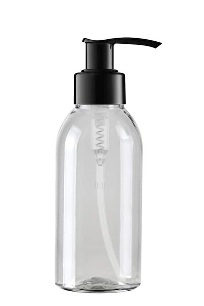 makrobay 5’li 100 ml Sert Plastik Boş Pompalı Şişe | Kimyasala Dayanıklı | Sıvı Sabun, Dezenfektan, Losyon
