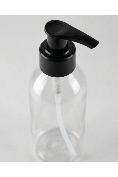 makrobay 5’li 100 ml Sert Plastik Boş Pompalı Şişe | Kimyasala Dayanıklı | Sıvı Sabun, Dezenfektan, Losyon