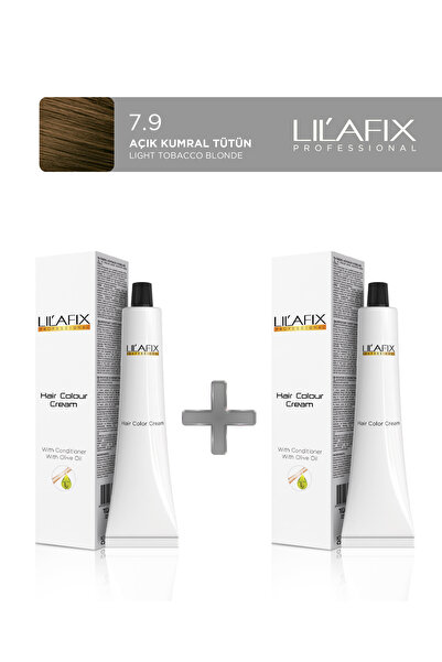 Lilafix 2'li Tüp Saç Boyası 60 ml 7.9 Açık Kumral Tütün