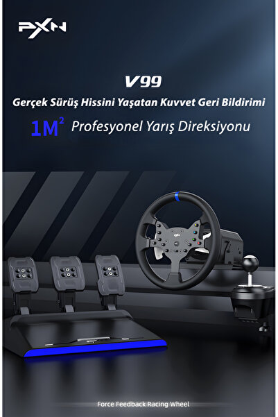 pxn Ps5 E Kadar Uyumlu Direksiyon Set Oyun Konsolu -v99