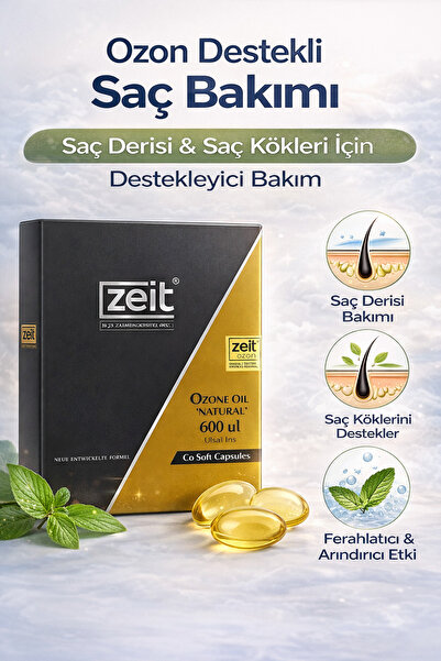 ZEİT OZON Ozonlu Saç Bakım Kapsülü – Saç Derisi ve Saç Kökleri İçin Destekley...