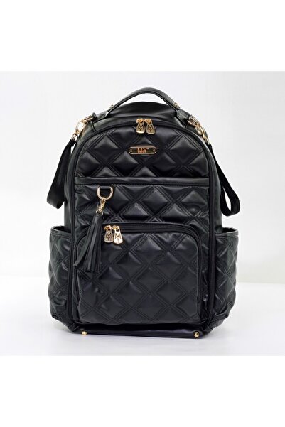 MY Collection Oeste Deri Anne Bebek Bakım Sırt Çantası