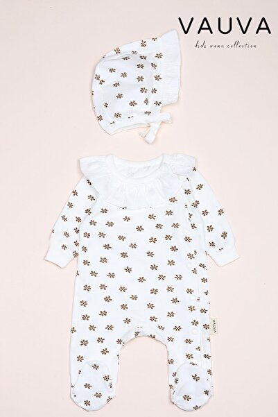 Vauva Newborn Baby Girl Jumpsuit - Seasonal, Long Sleeve Children's Jumpsuit ...