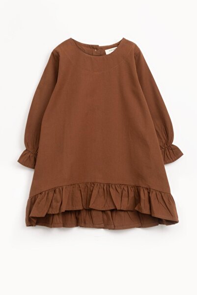 Vauva Φόρεμα από ποπλίνα - με πλήρη κουμπωτάκια στην πλάτη