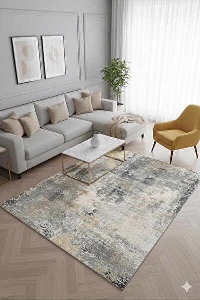 elyar Dijital Baskılı Yıkanabilir Dot Taban Kaymaz Halı yolluk mutfak salon h...