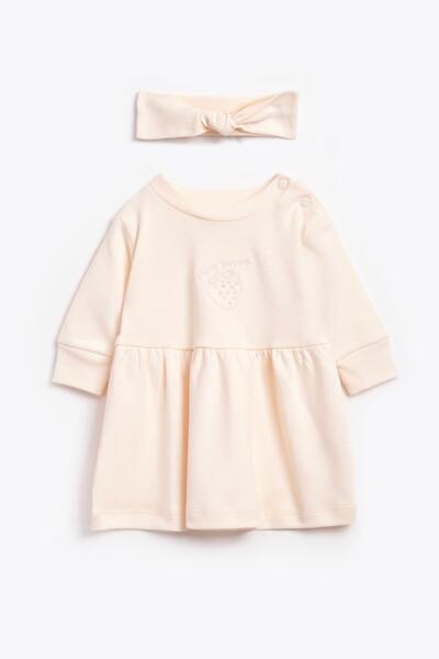 Vauva فستان مطرز للفتيات الصغيرات والأطفال بأكمام طويلة موسمي فستان ضمادة