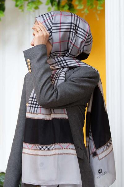 Vissona شال حريري 100% منعش