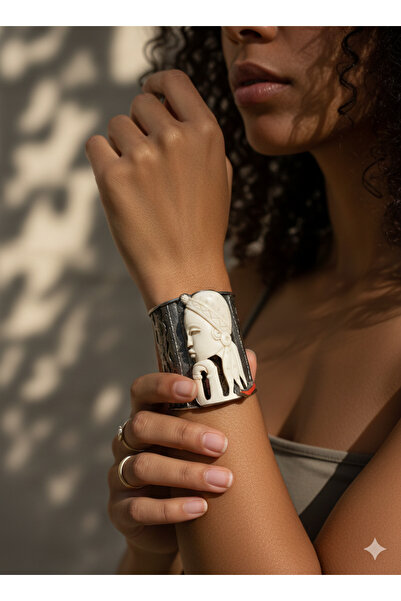 Güner Fashion Gümüş Bileklik. Kelepçe Bileklik.