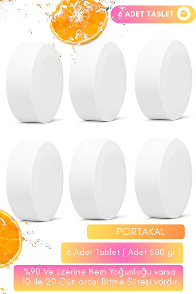 Saban 6 Adet Nem Alıcı | Küf Önleyici | Ev Tipi Rutubet Giderici | Portakal Aromalı | Ev,depo