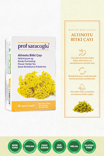 prof saracoglu Altınotu Bitki Çayı 20'li