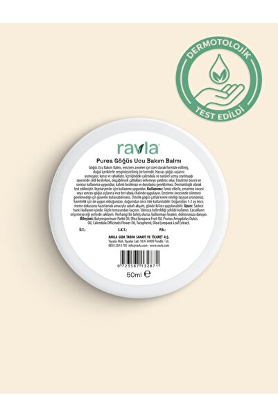 Ravla Purea Göğüs Ucu Bakım Balmı - 50ml