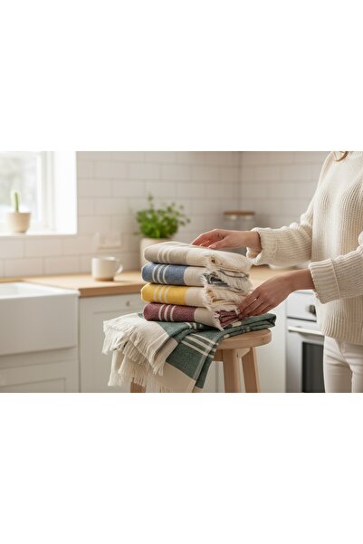 DNRYSL Yüksek Emici Pamuk Mutfak El Bezi Havlusu 30x50 cm.
