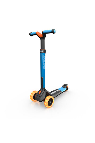 BERG Trotineta Nexo Albastru Pliabila cu Lumini