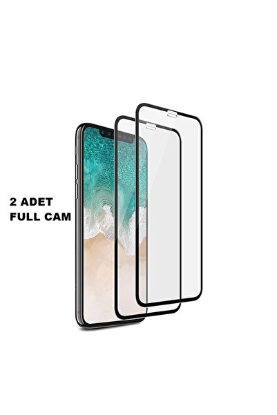 RAINTECH 2 قطعة واقي شاشة متوافق مع هاتف Iphone XSMAX/11 PROMAX، زجاج كامل مق...