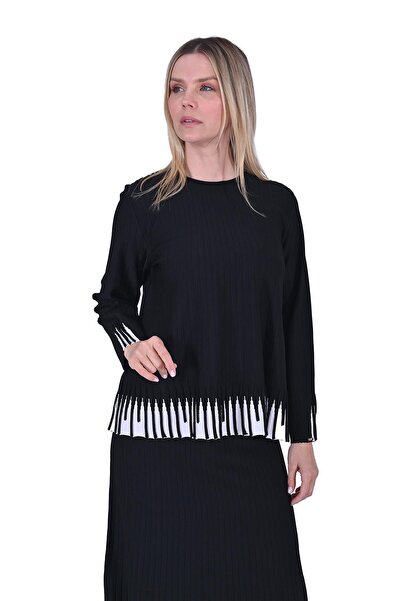 Invee بدلة نابز تريكو باللون الأسود