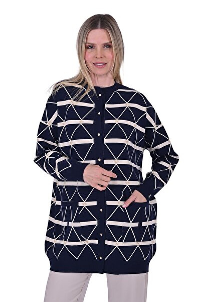 Invee كارديجان تريكو كريستال باللون الأزرق الداكن