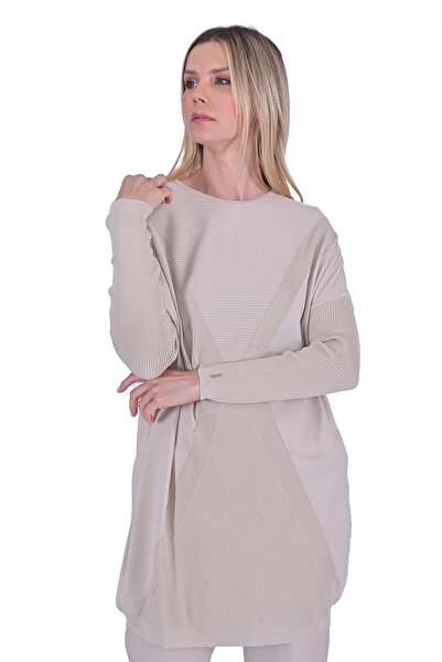 Invee Kum Saati Triko Tunik BEJ