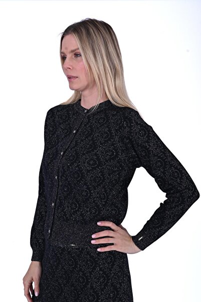 Invee Simli Triko Etekli Takım SİYAH