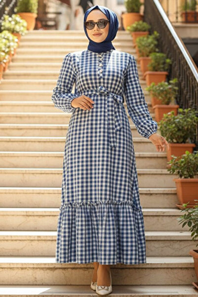 Neva Style Кареляна індіго-синя сукня-халат 33940IM