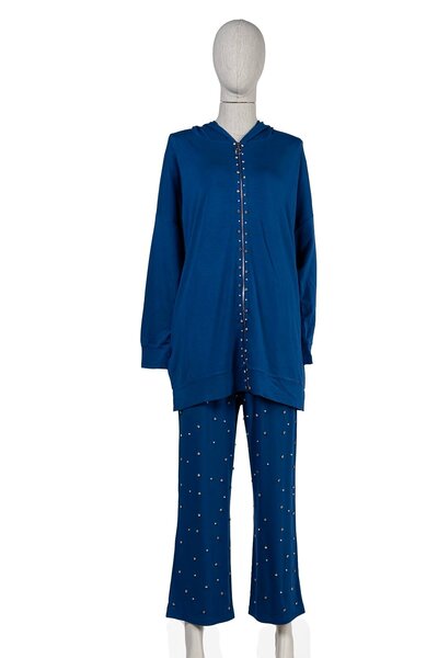 Invee Stone Tracksuit Set Sax