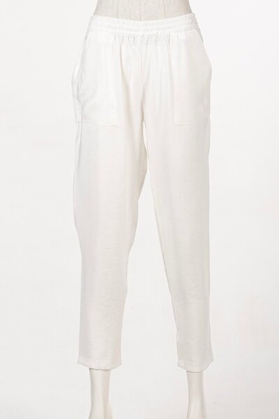 Invee Tensi Carrot Pants White