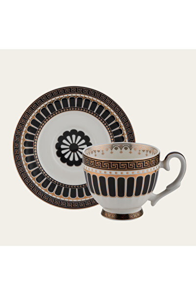 ROY KING 6'LI KAHVE FİNCANI 90 CC SİYAH