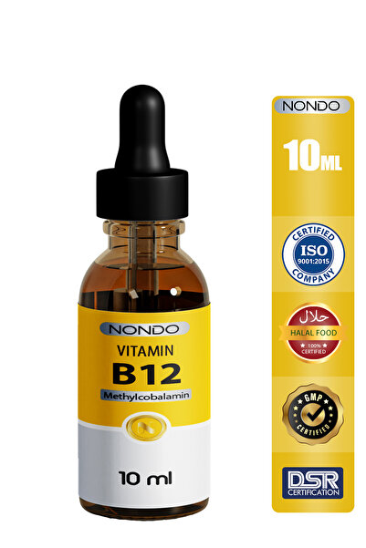 Nondo Vitamin B12 Damla 10ml ( Metilkobalamin B12 Vitamini )