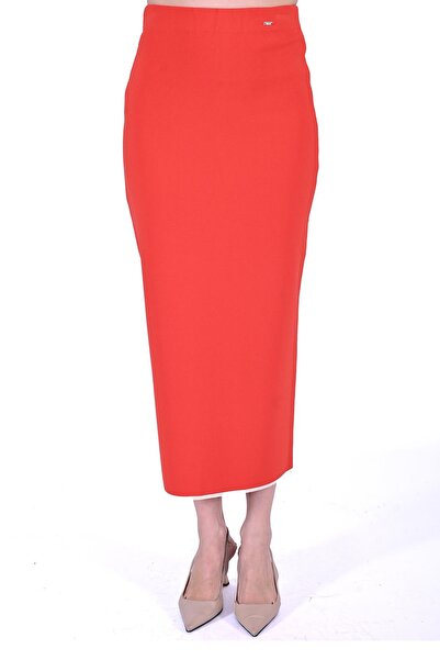 Invee Спідниця Etek Ucu Renkli Трикотажна спідниця ORANJ