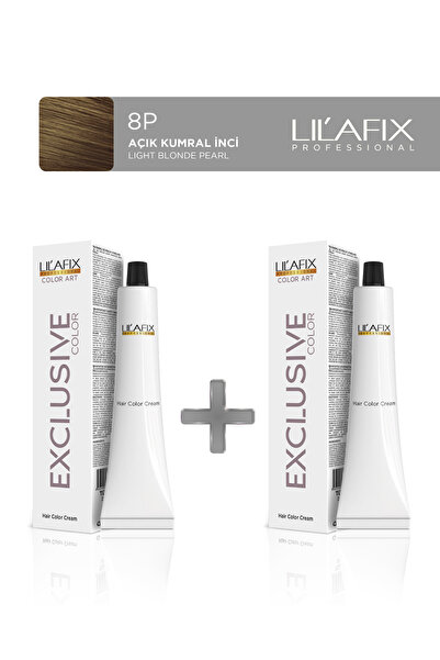 Lilafix Professional Lilafix 2'li Exclusive Colour Tüp Saç Boyası 60 ml 8P Aç...